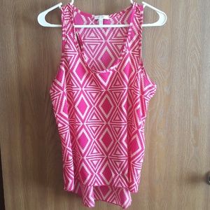 High Low Chiffon Tank